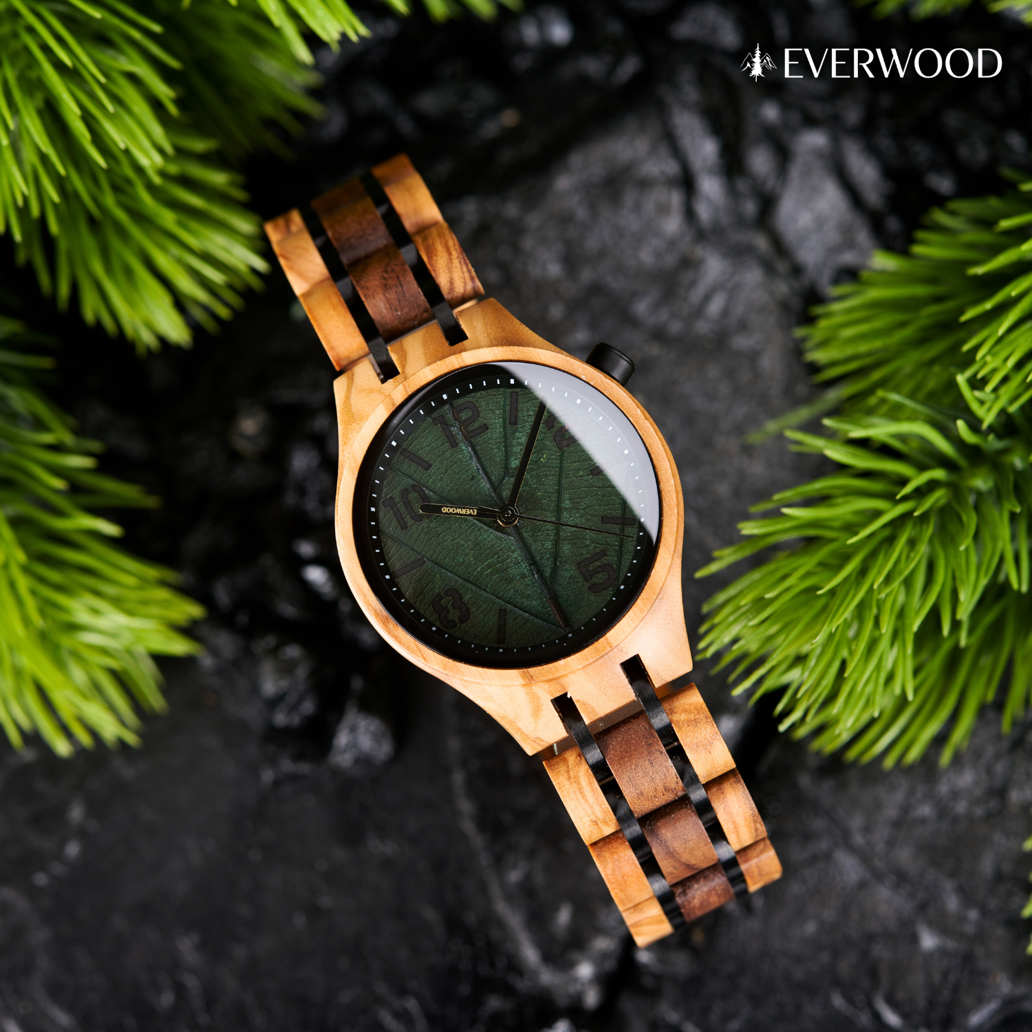 EverWood™ - Női Leaf Green Walnut 35mm