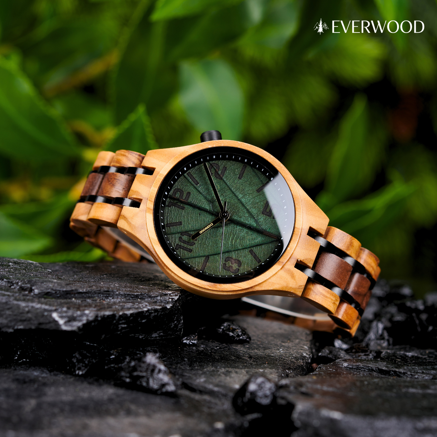 EverWood™ - Női Leaf Green Walnut 35mm