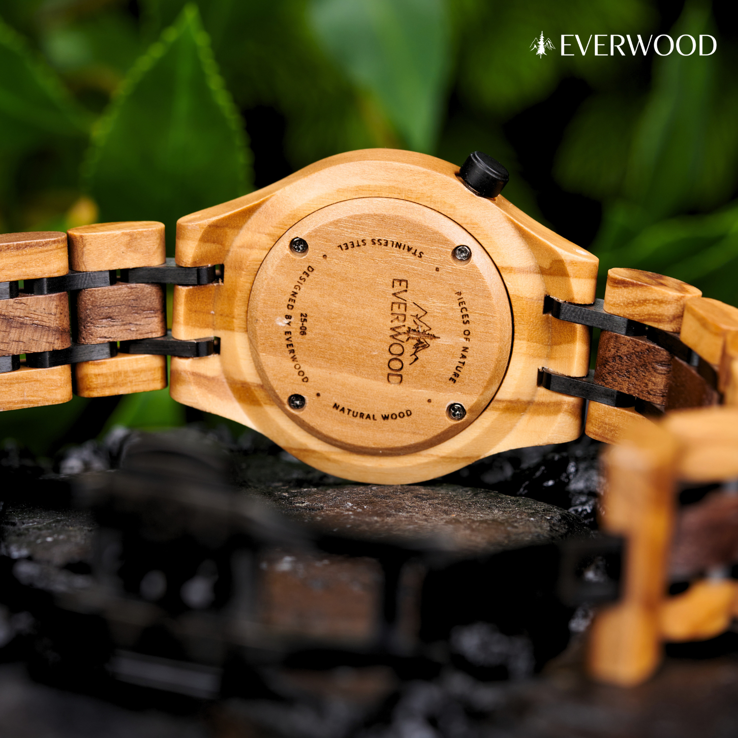 EverWood™ - Női Leaf Green Walnut 35mm
