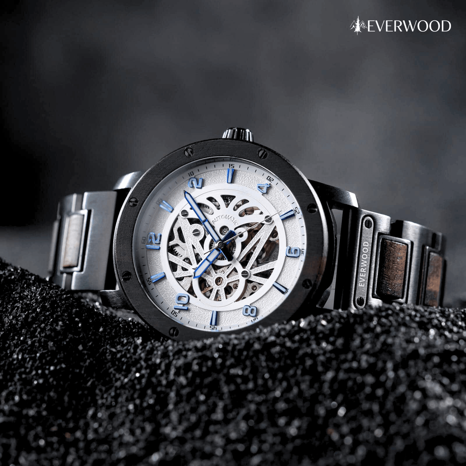 EverWood™ - Sail Ranger Automata 45mm - EverWood ® Fa Karórák | Férfi & Női Karóra Faóra Fakaróra EverWood