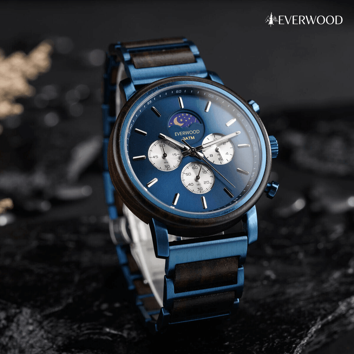 EverWood™ - Moon Midnight Páros 36/44mm