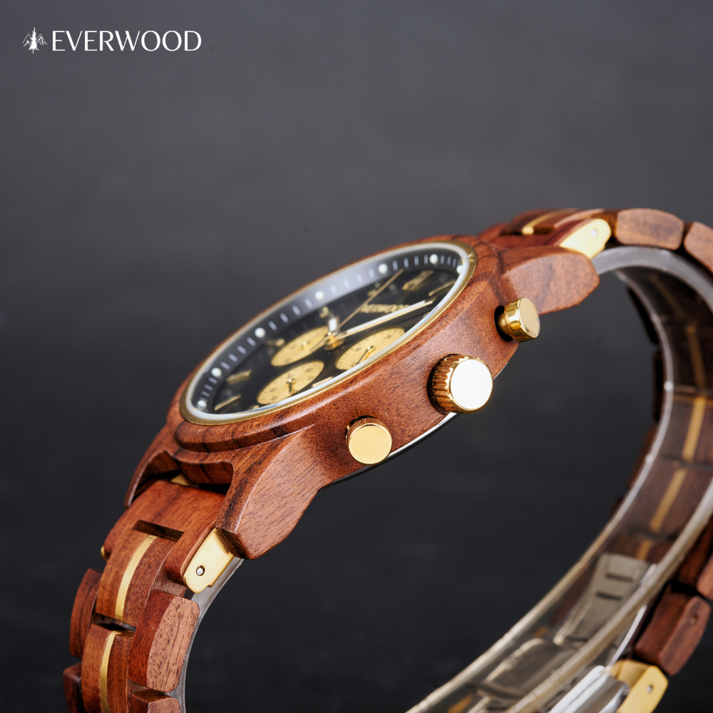 EverWood™ - Rosso Notte 44mm