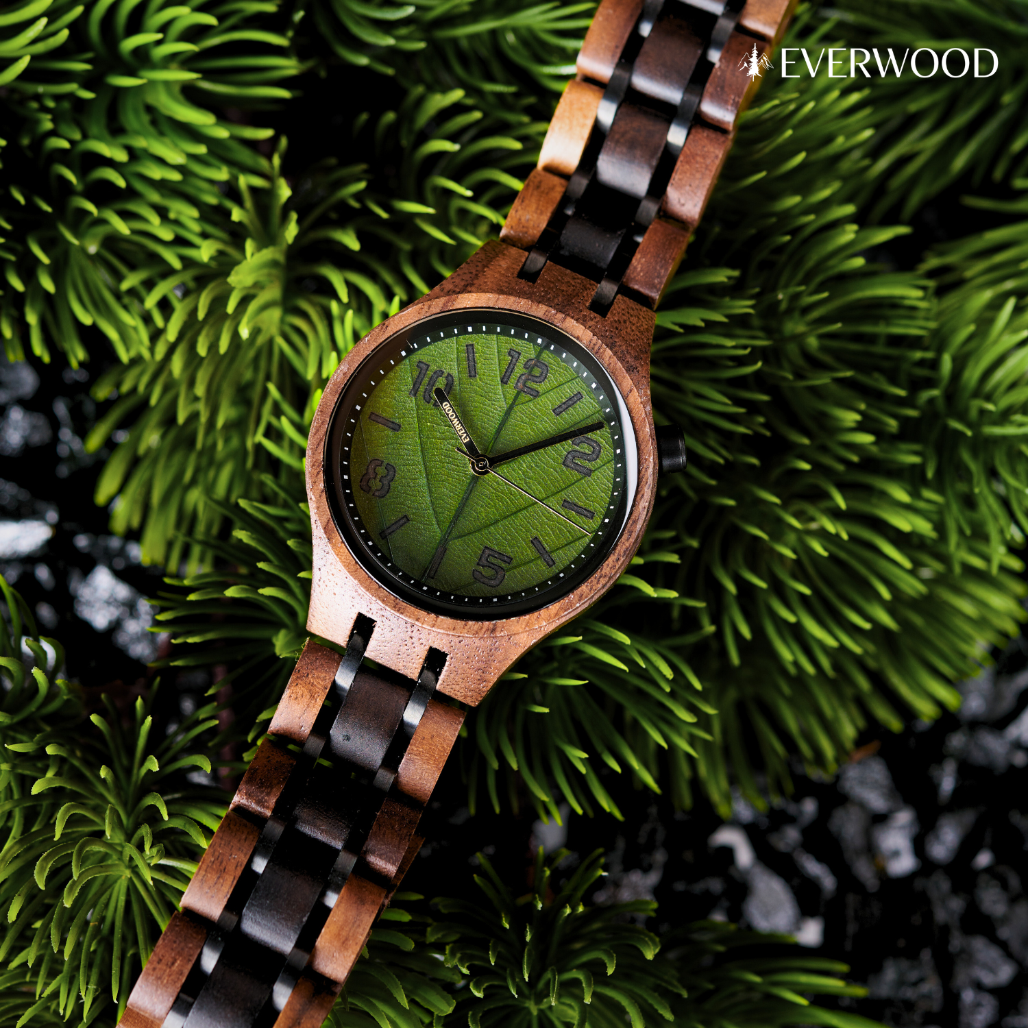 EverWood™ - Női Leaf Green 35mm