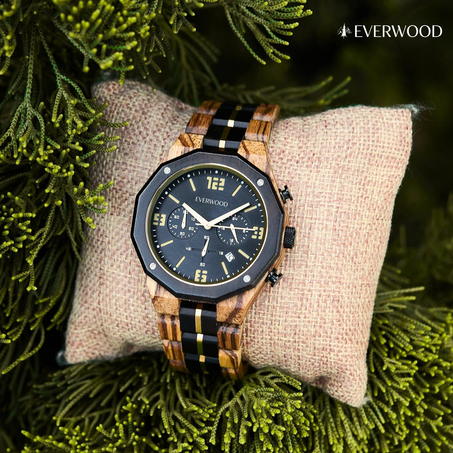 EverWood™ - OAK Whisky Chrono 45mm