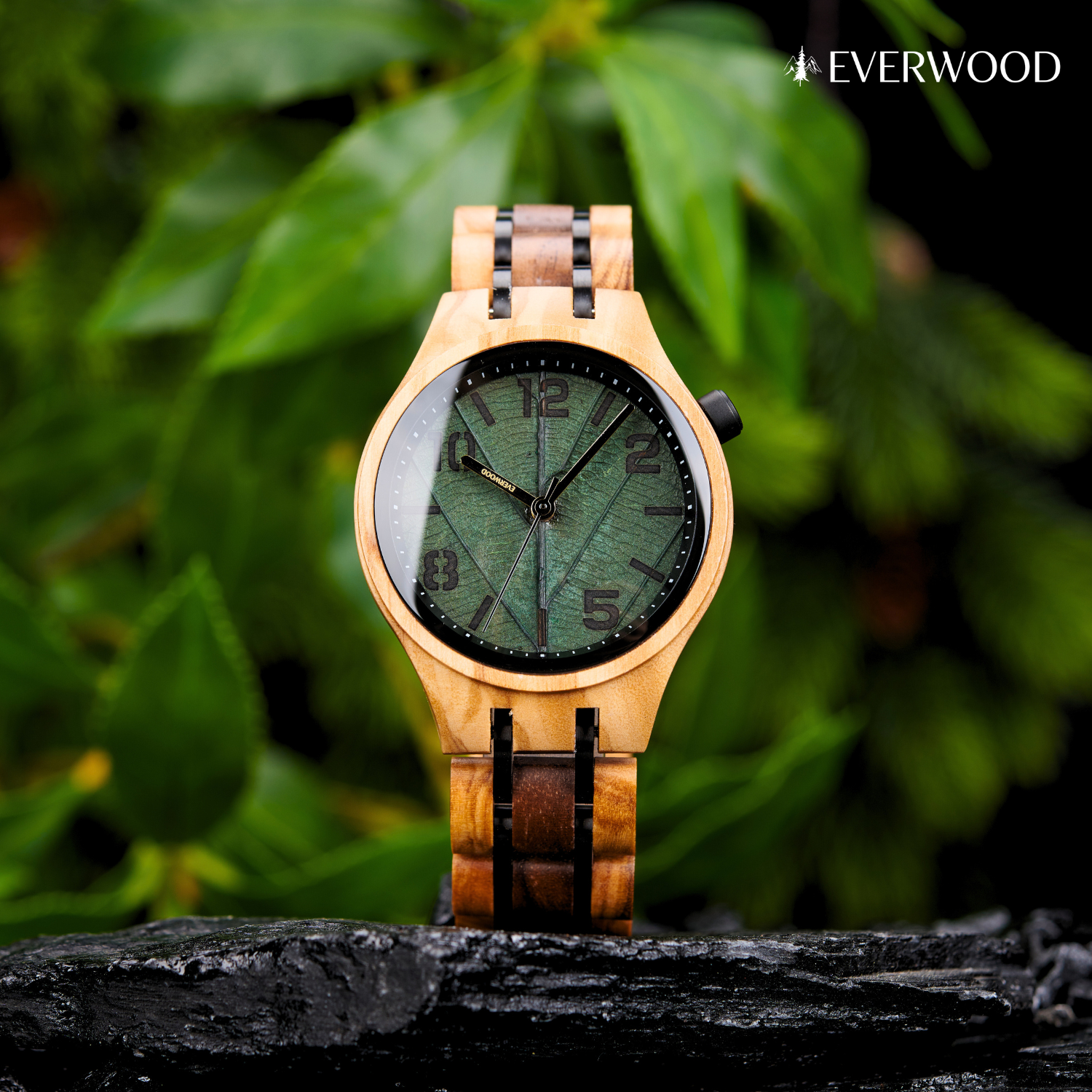 EverWood™ - Női Leaf Green Walnut 35mm