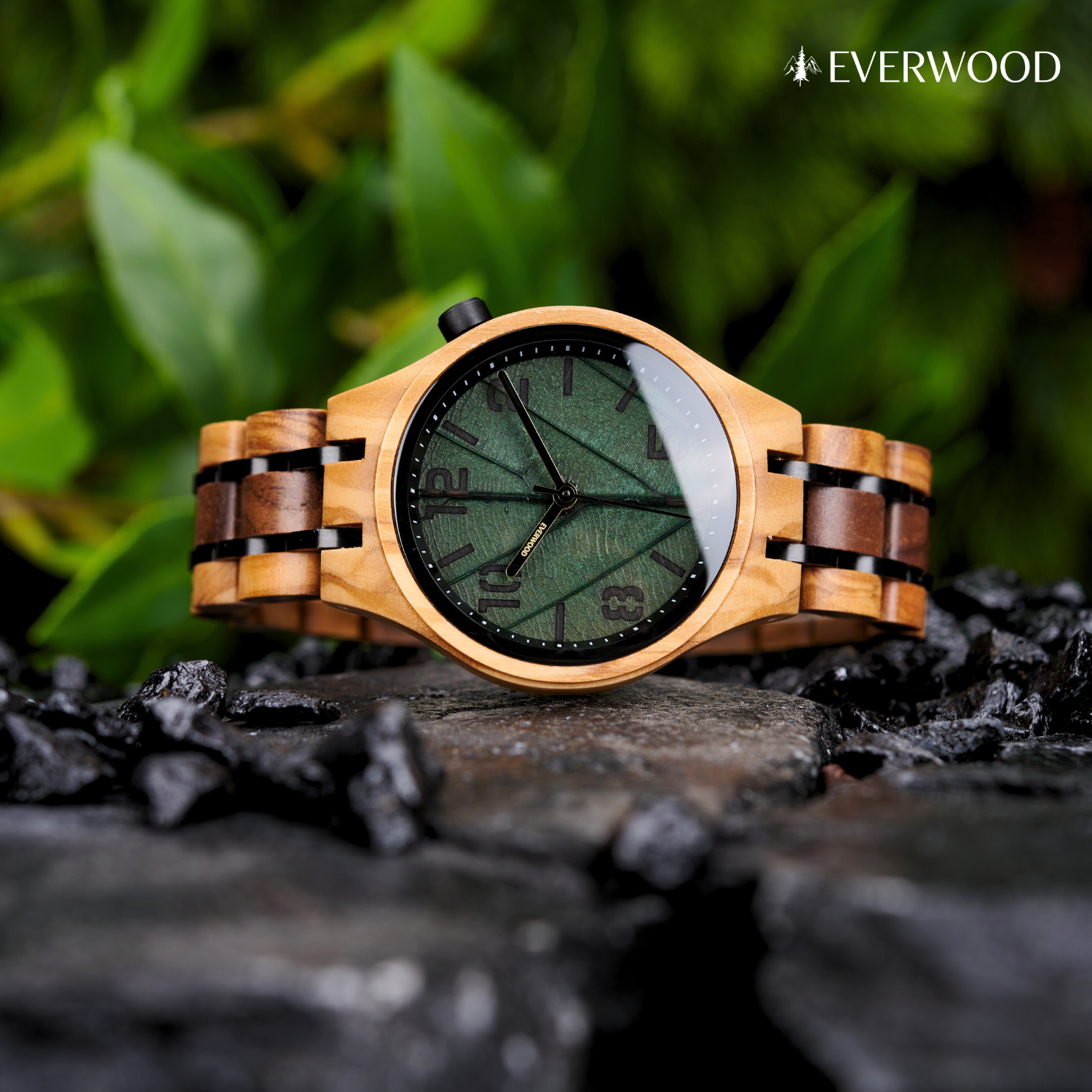 EverWood™ - Női Leaf Green Walnut 35mm