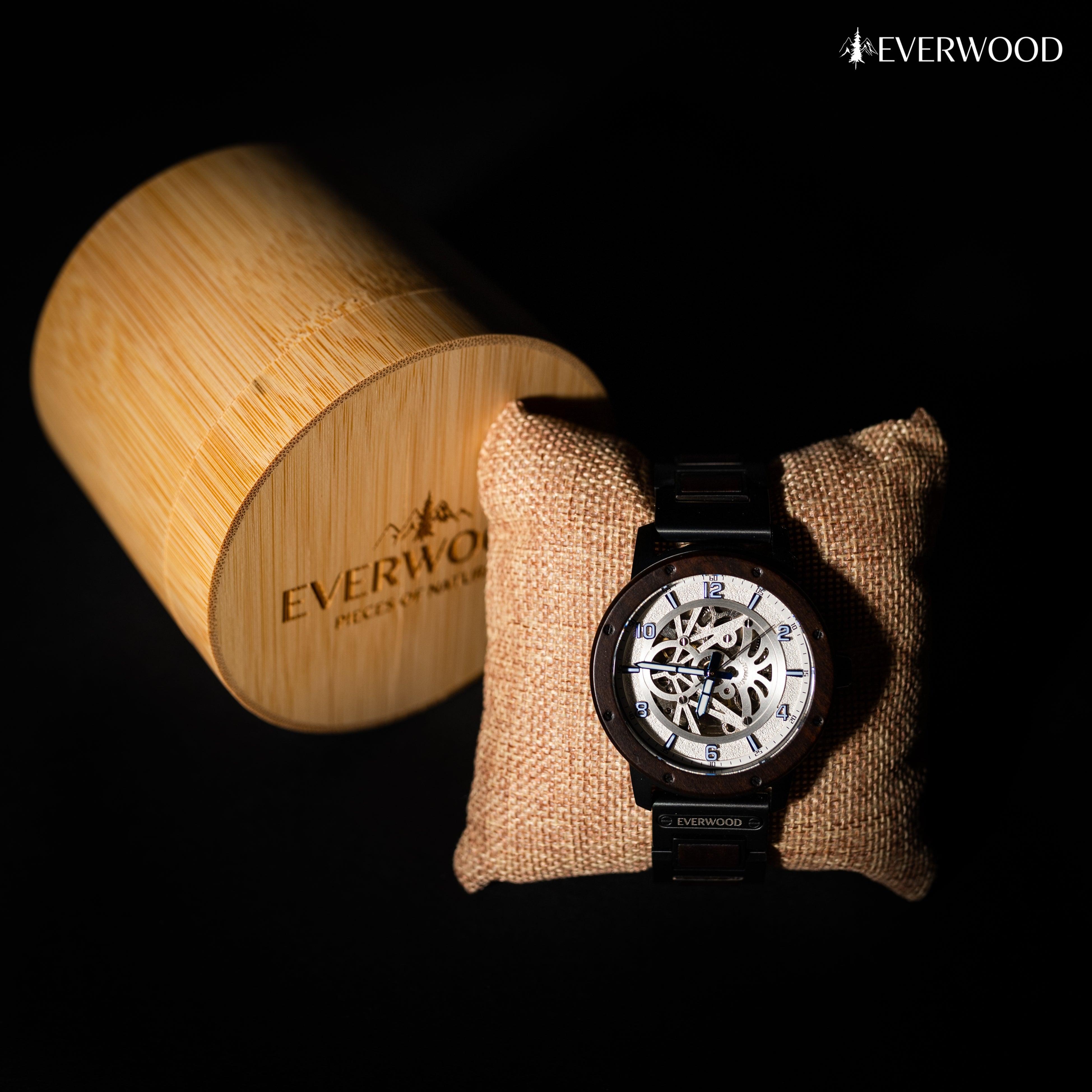 EverWood™ - Sail Ranger Automata 45mm - EverWood ® Fa Karórák | Férfi & Női Karóra Faóra Fakaróra EverWood