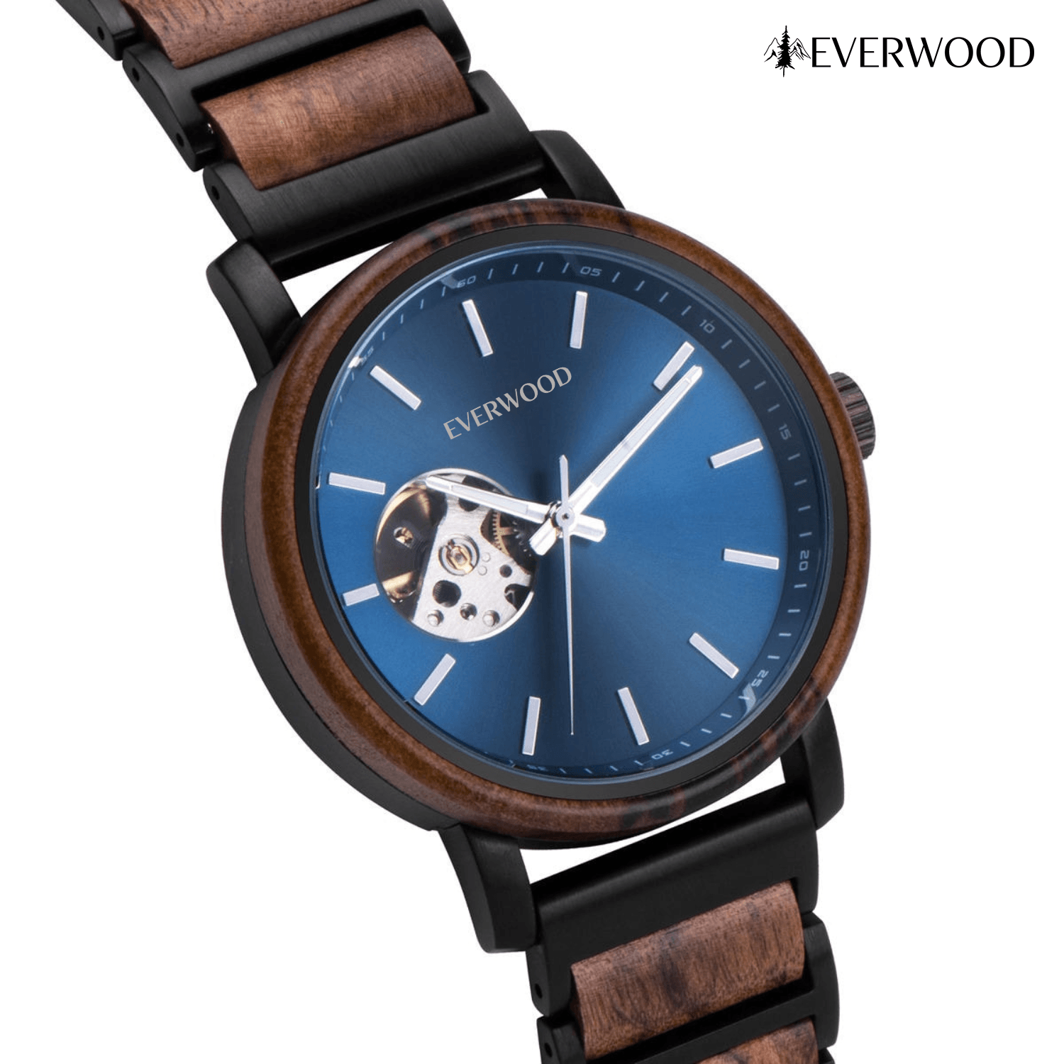 EverWood™ - Sailor Ocean Automata 43mm - EverWood ® Fa Karórák | Férfi & Női Karóra Faóra Fakaróra EverWood