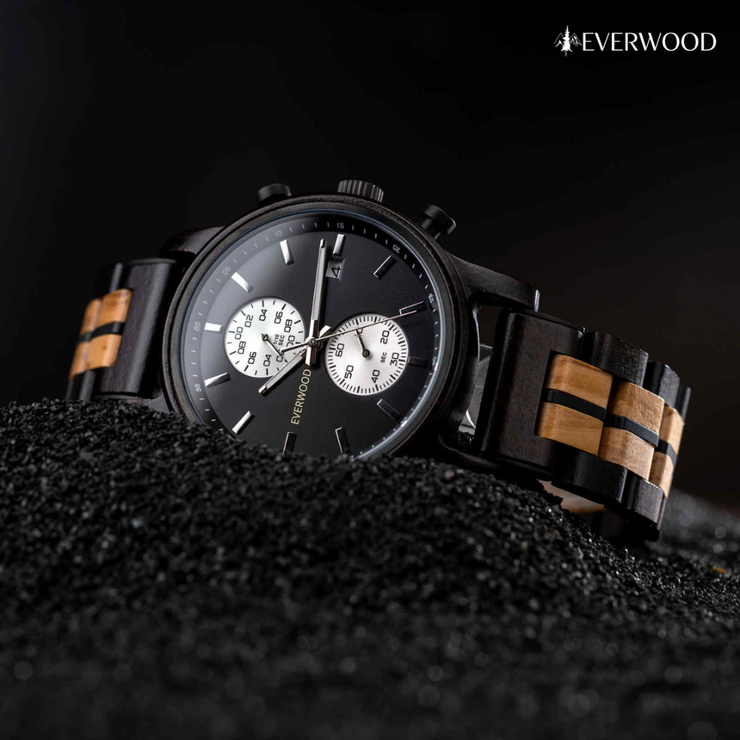 EverWood™ - Classic Walnut Black Kronográf 44mm