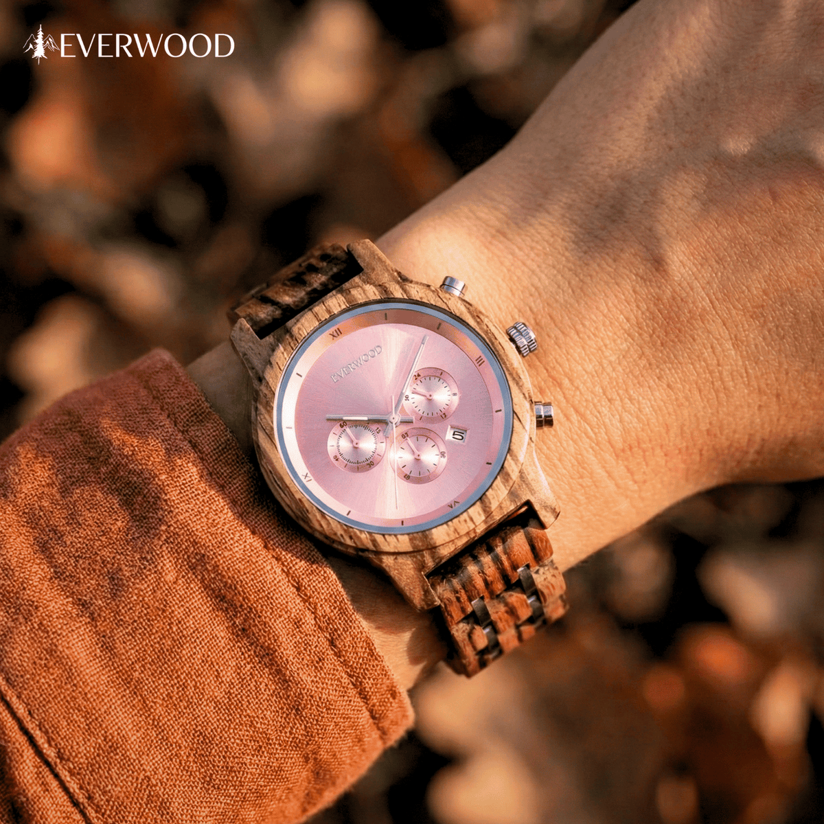 EverWood™ - Vivid Walnut Kronográf 40mm