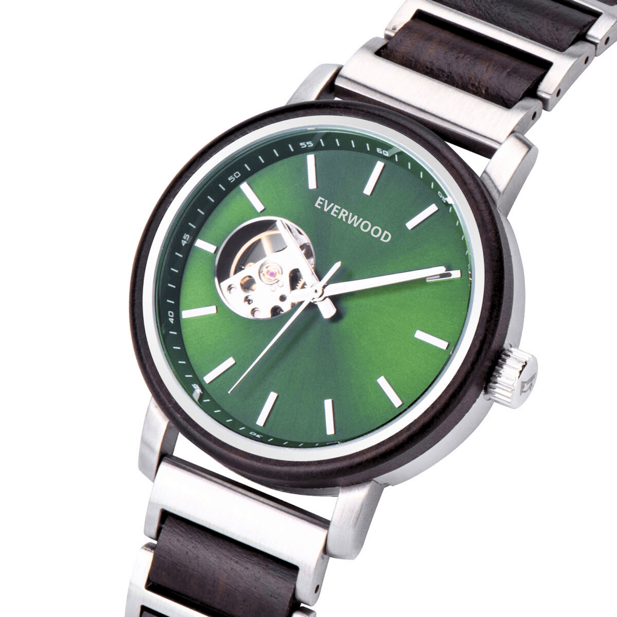 EverWood™ - Sailor Emerald Automata 43mm - EverWood ® Fa Karórák | Férfi & Női Karóra Faóra Fakaróra EverWood