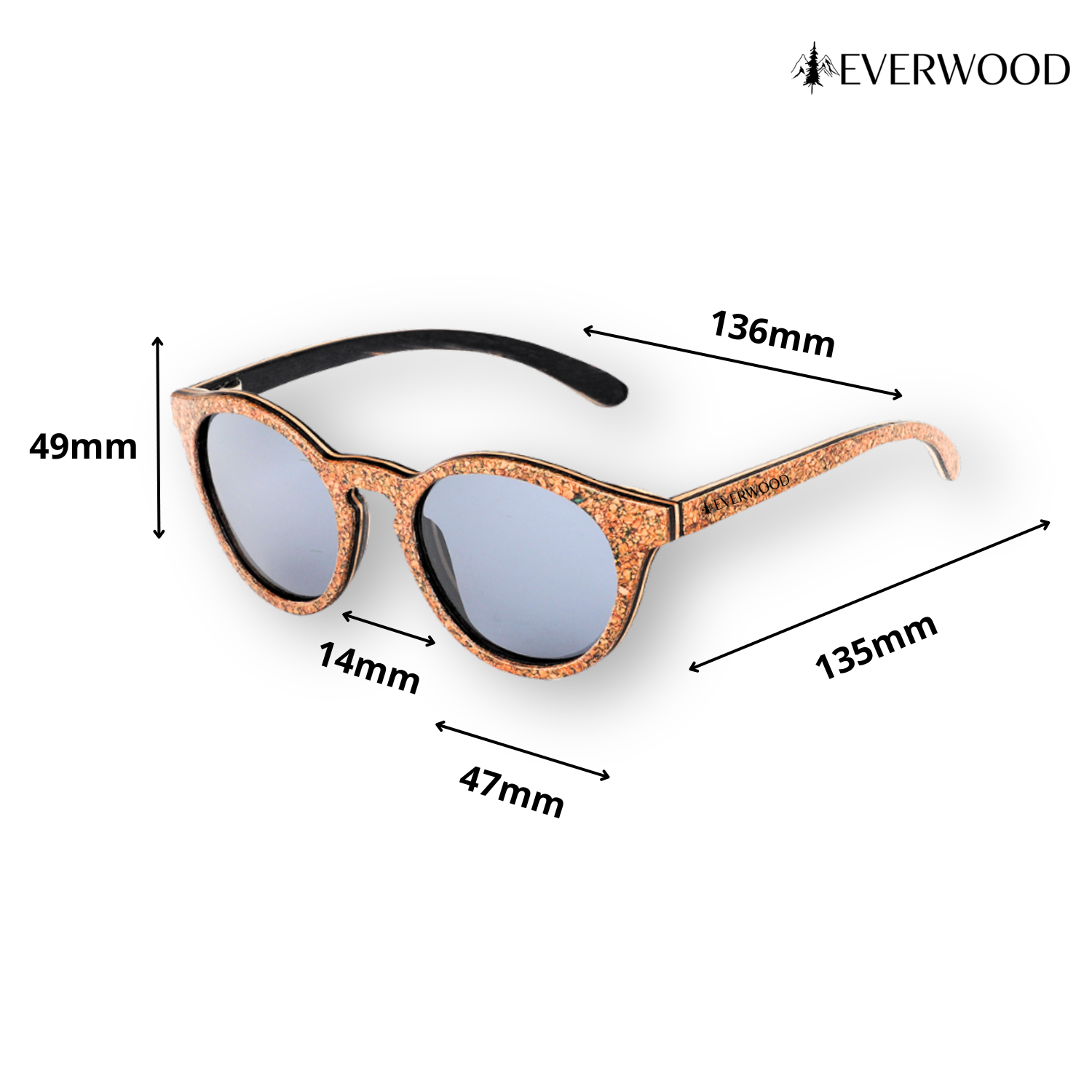 EverWood™ - Timber Fa Napszemüveg UV400 POLARIZÁLT