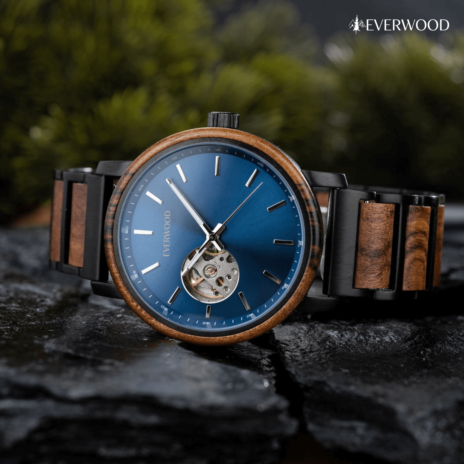 EverWood™ - Sailor Ocean Automata 43mm - EverWood ® Fa Karórák | Férfi & Női Karóra Faóra Fakaróra EverWood