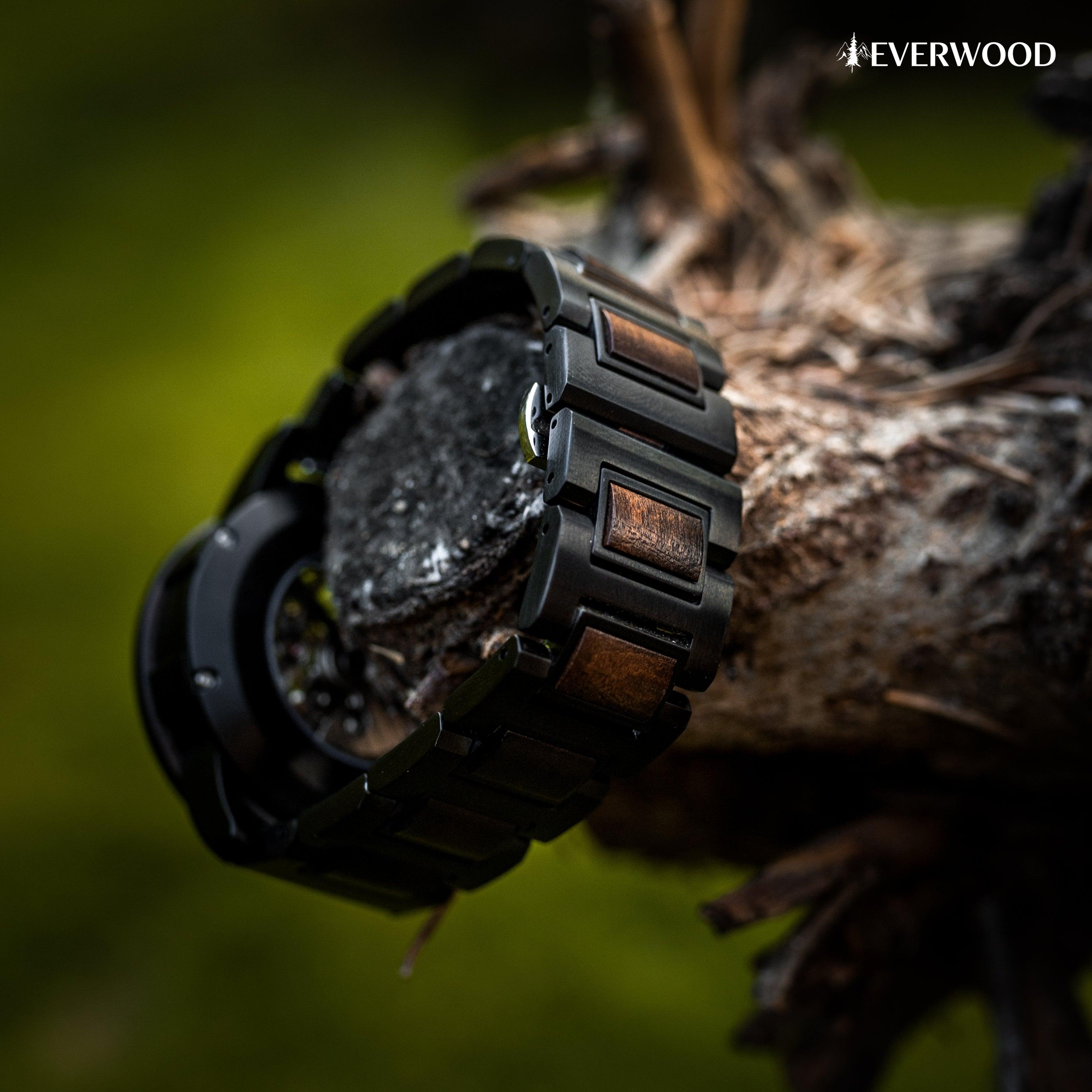 EverWood™ - Dark Ranger Automata 45mm - EverWood ® Fa Karórák | Férfi & Női Karóra Faóra Fakaróra EverWood