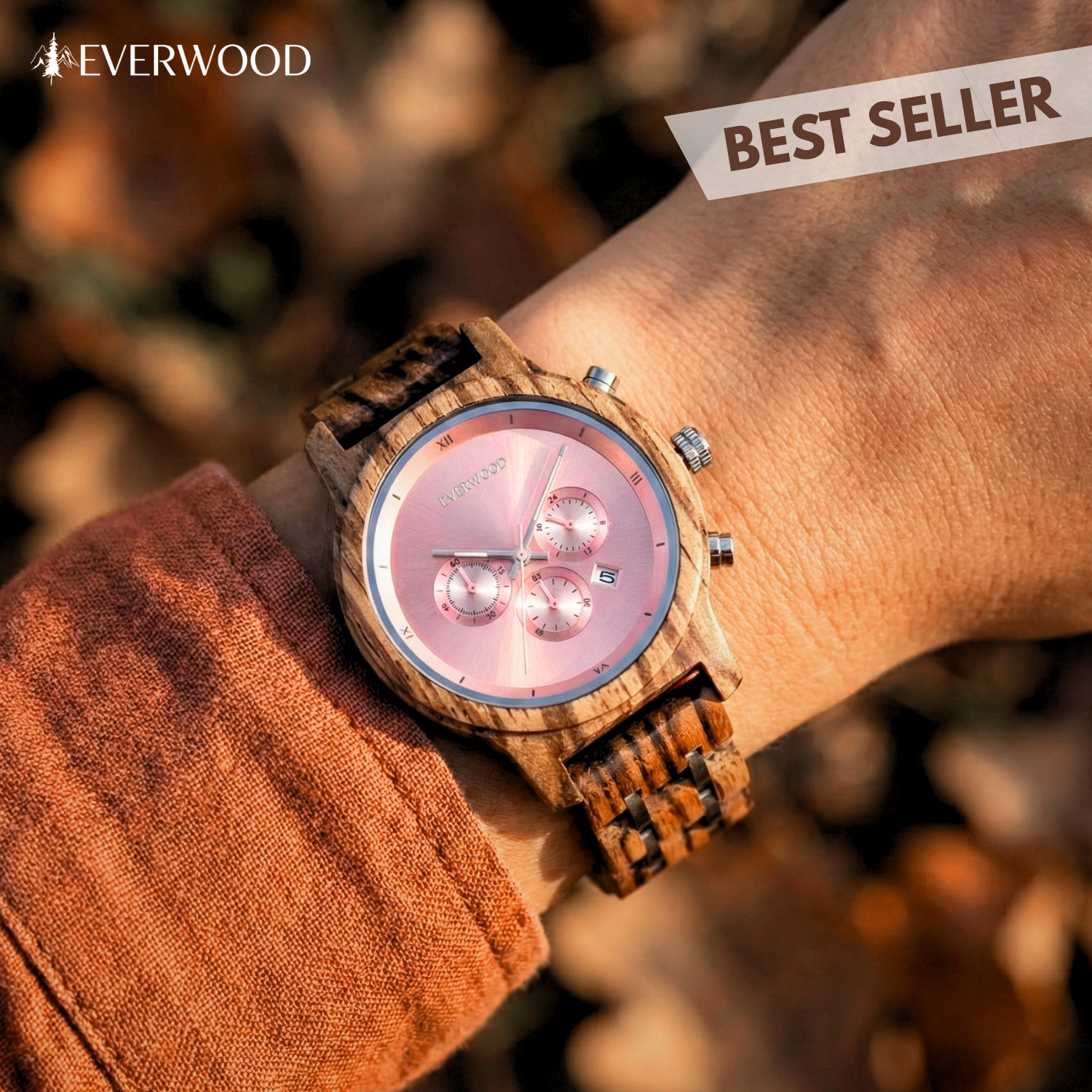 EverWood™ - Vivid Walnut Kronográf 40mm