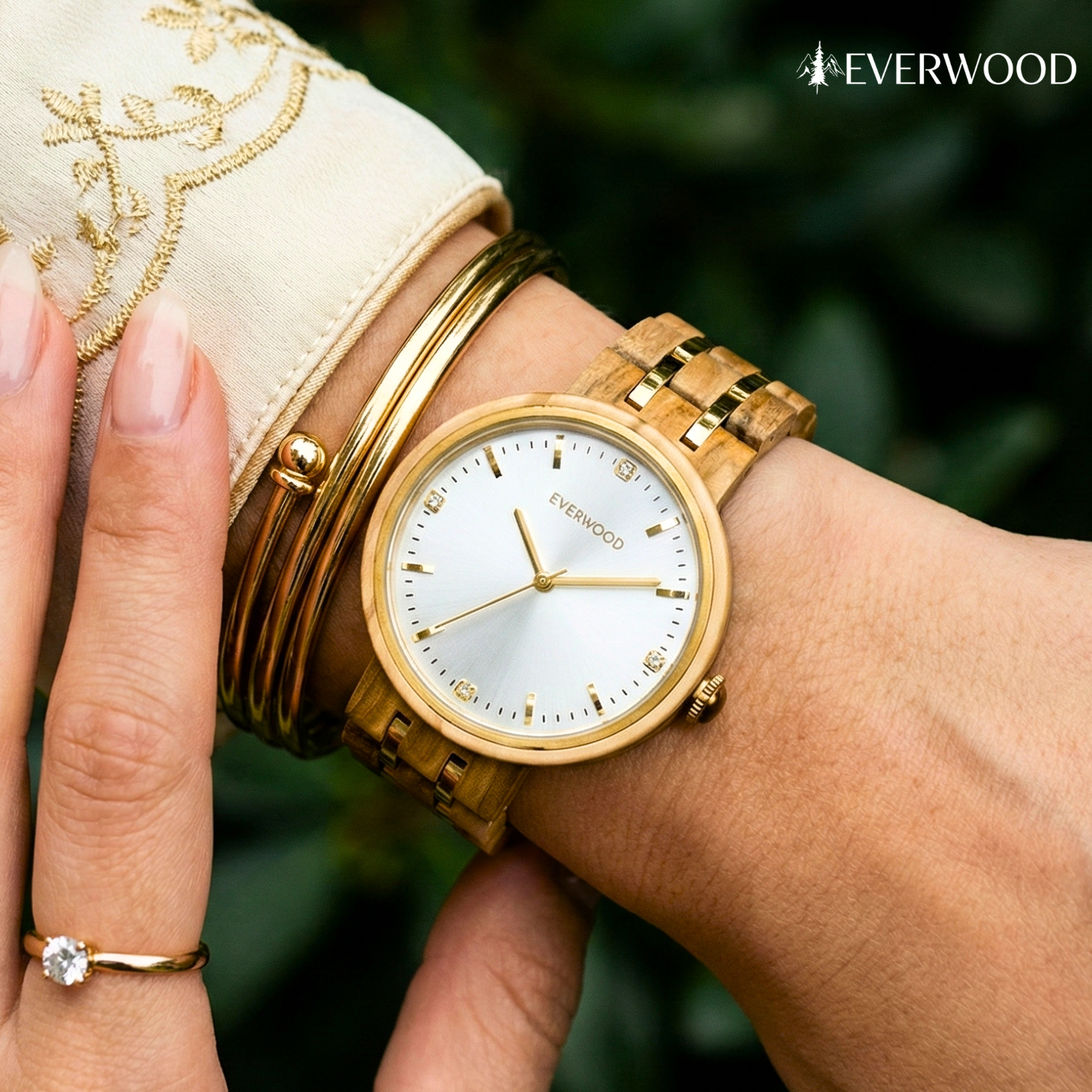 EverWood™ - Rose White 38mm
